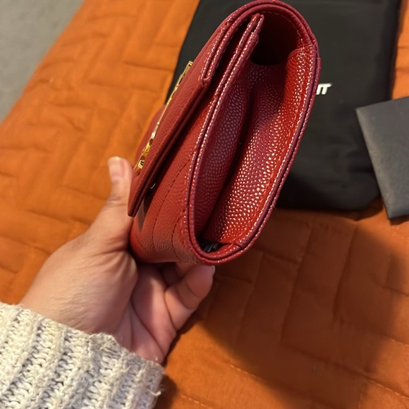 Yves Saint Laurent YSL Cassandre Matelassé Small Envelope Wallet - Picture 2 of 7